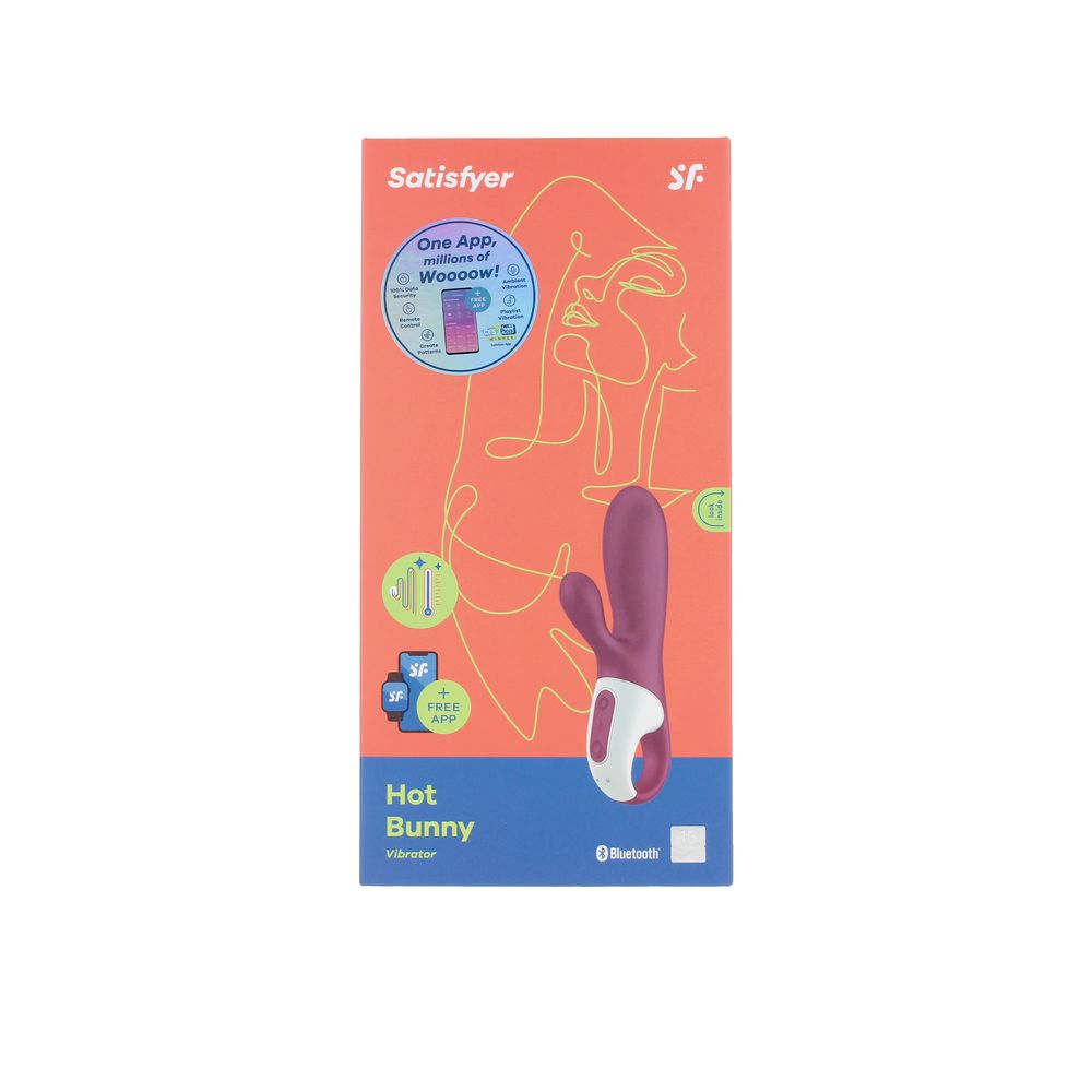 Vibrador aquecedor SATISFYER HOT BUNNY, 1 unidade