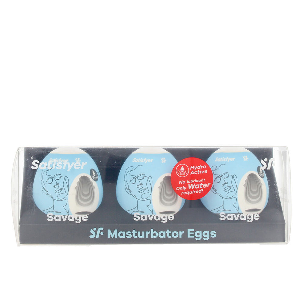 Conjunto de 3 Ovos Masturbadores Satisfyer Savage