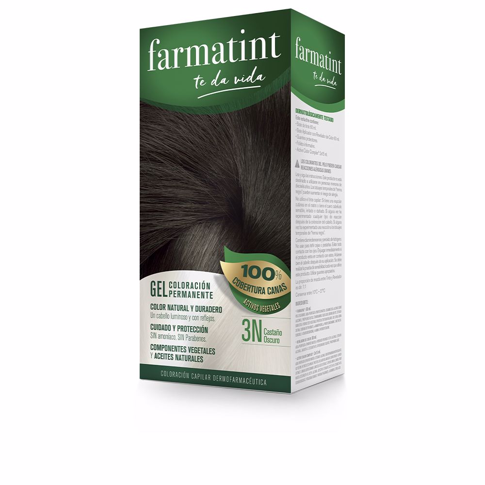 FARMATINT GEL cor permanente #3n-castanho escuro 5 u