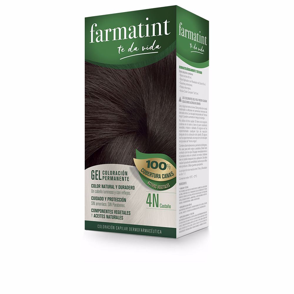 FARMATINT GEL coloração permanente #4n-marrom 5 u