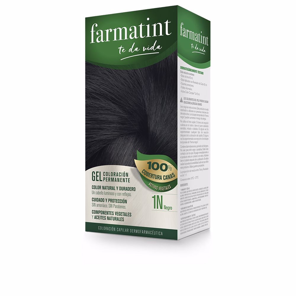 FARMATINT GEL cor permanente #1n-preto 5 u