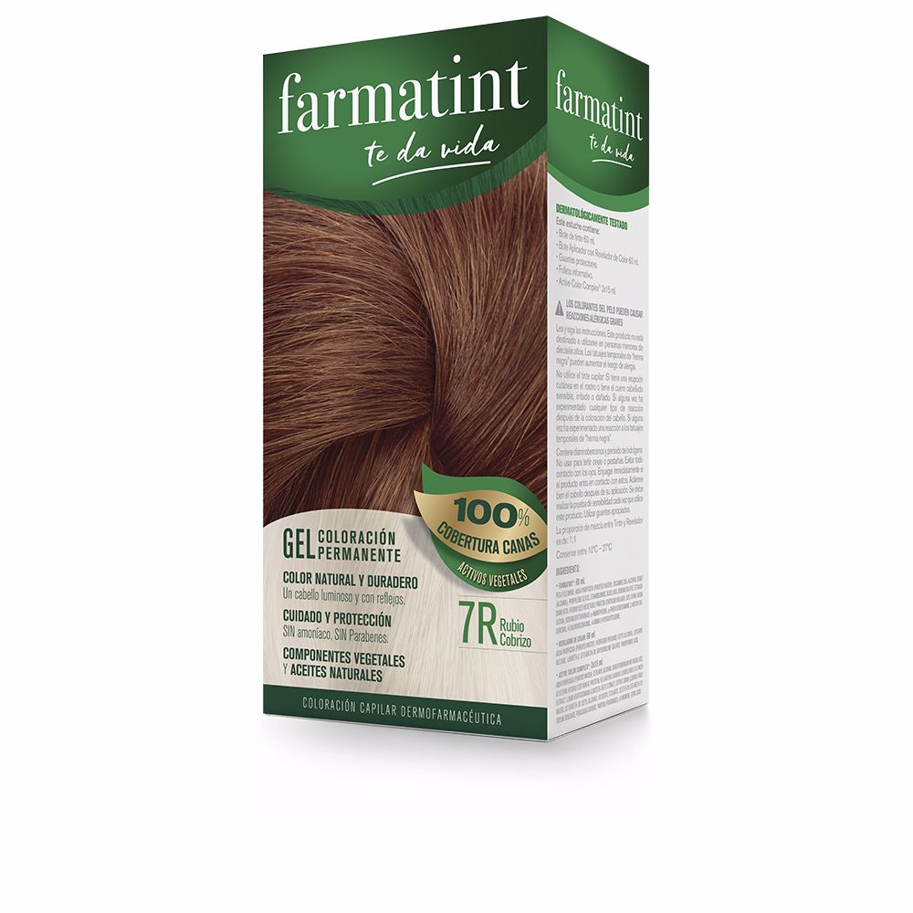 FARMATINT GEL cor permanente #7r-loiro cobre 5 u