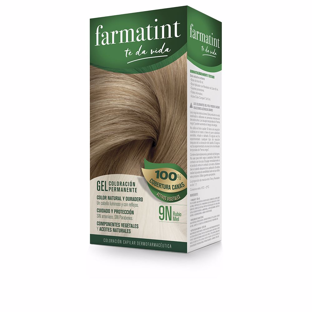FARMATINT GEL coloração permanente #9n-loiro mel 5 unidades