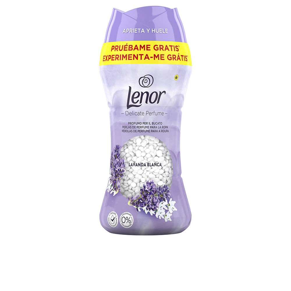 Amaciante de roupas UNSTOPPABLES pérolas perfumadas #lavanda branca 195 gr