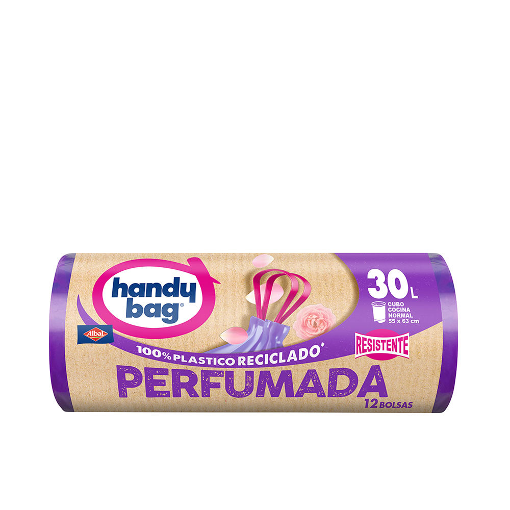 Saco de lixo resistente PERFUMADO HANDY BAG 30 litros 12 unidades