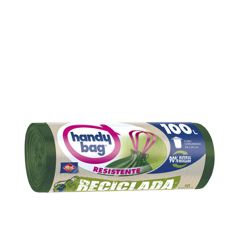 SACO DE MÃO RECICLADO saco de lixo resistente 100 litros 10 u