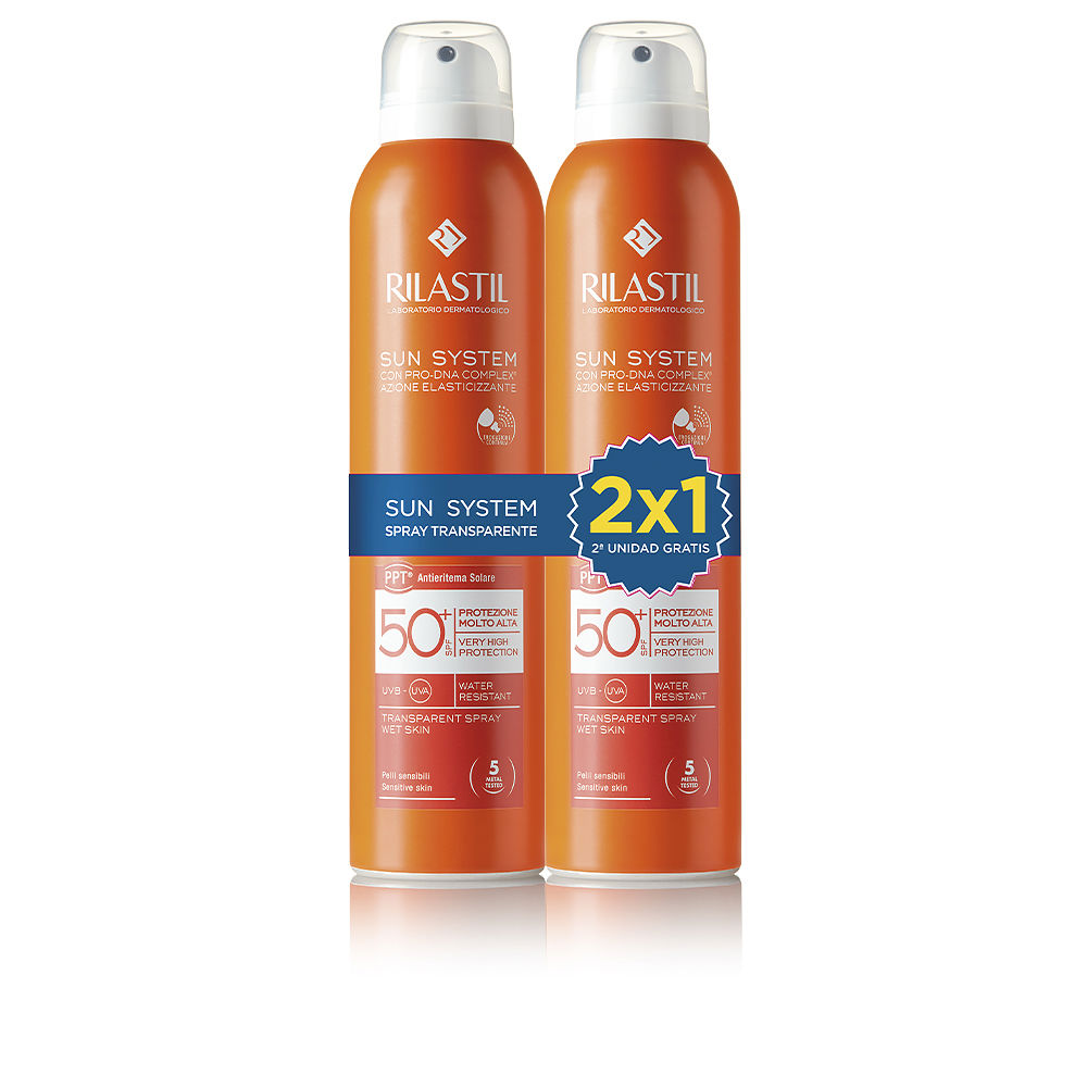 Sistema Solar FPS 50+ Spray Transparente - Pacote com 2 x 200 ml