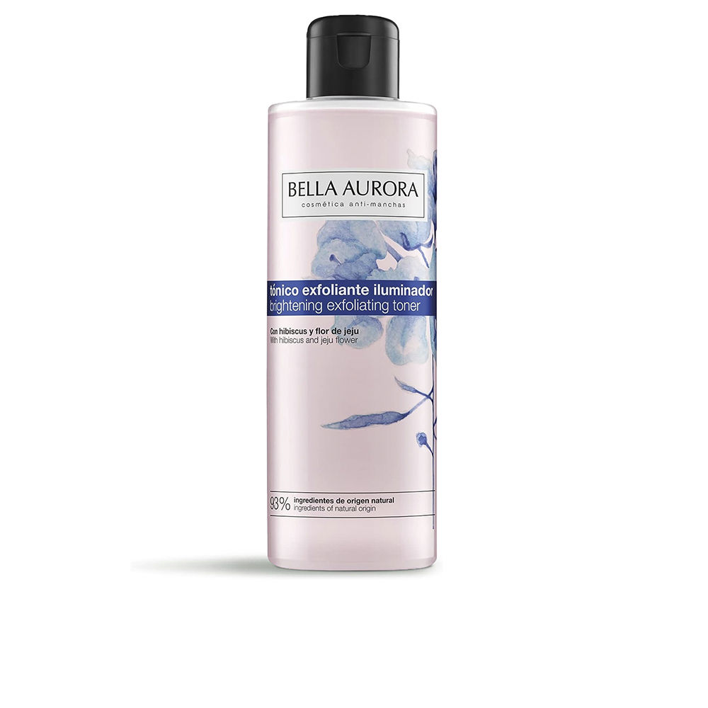 Tônico facial iluminador e esfoliante 200 ml