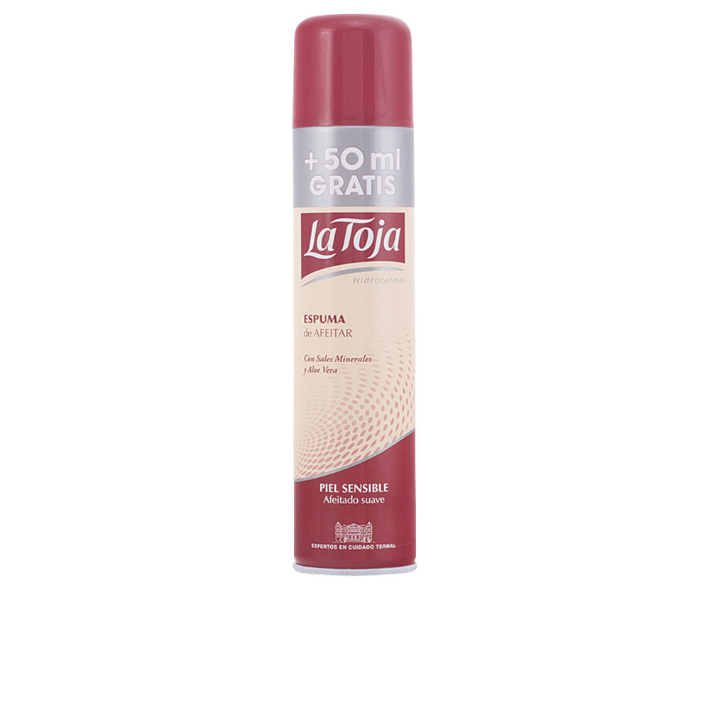 Espuma de barbear hidrotérmica em spray para pele sensível 250 + 50 ml