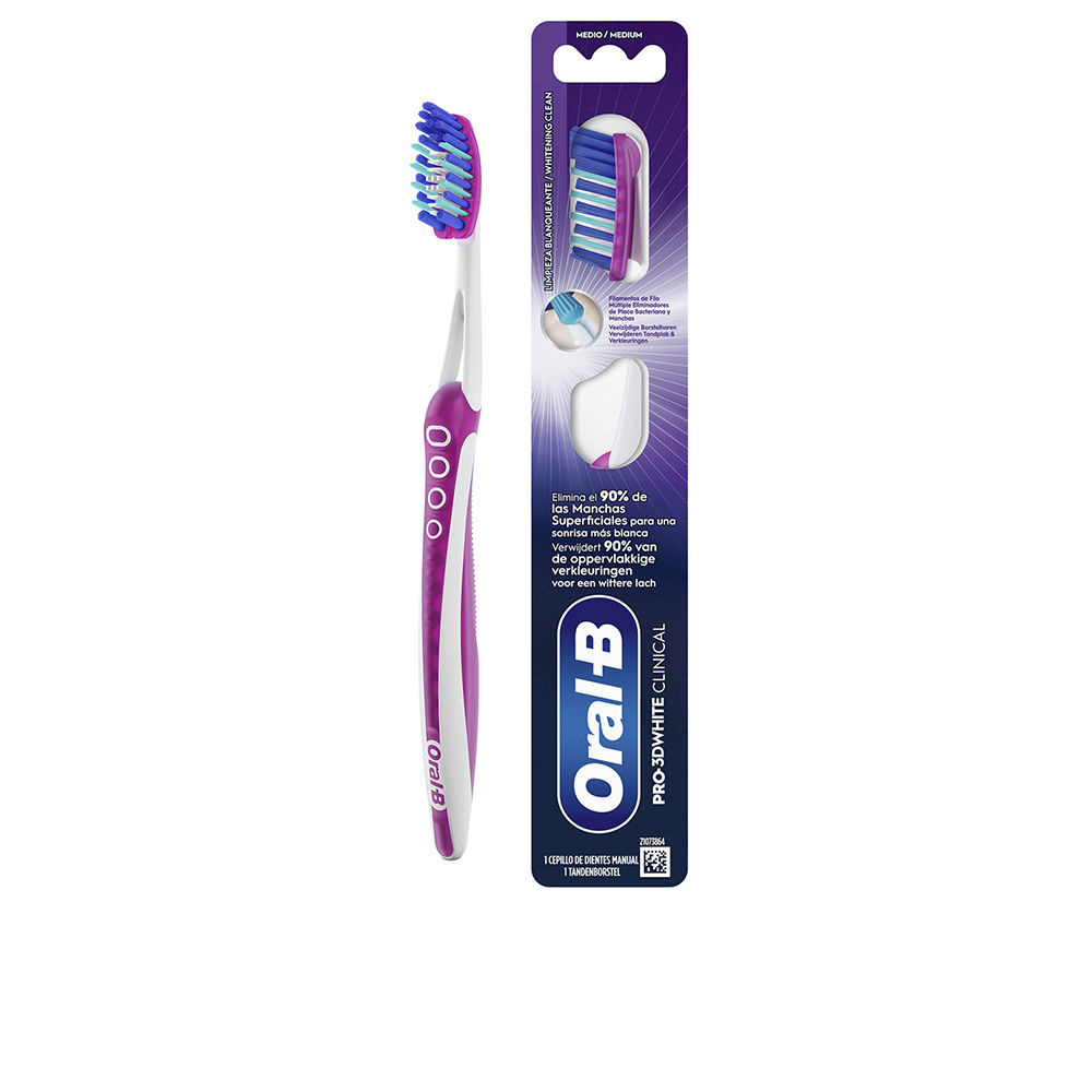 Escova de dentes PRO-3DWHITE CLINICAL 38 #média 1 unidade