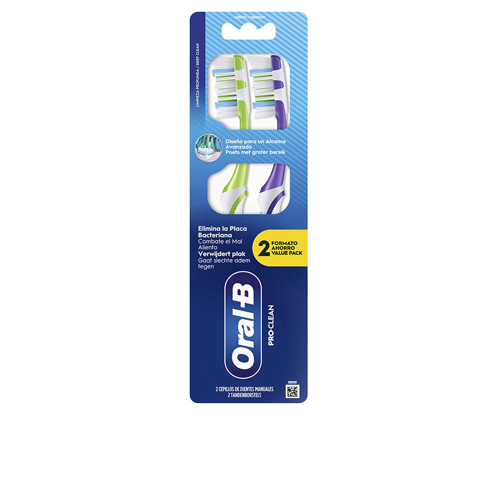 Escova de dentes PROCLEAN PLAQUE REMOVER 40 unidades #média 2 unidades