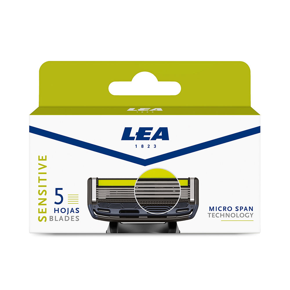 Refil SENSITIVE, 5 folhas, 4 unidades