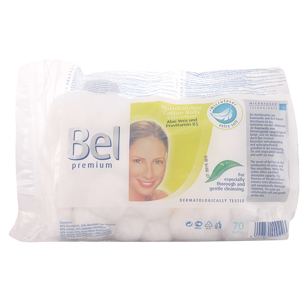 Bolas de algodão BEL PREMIUM 70 unidades
