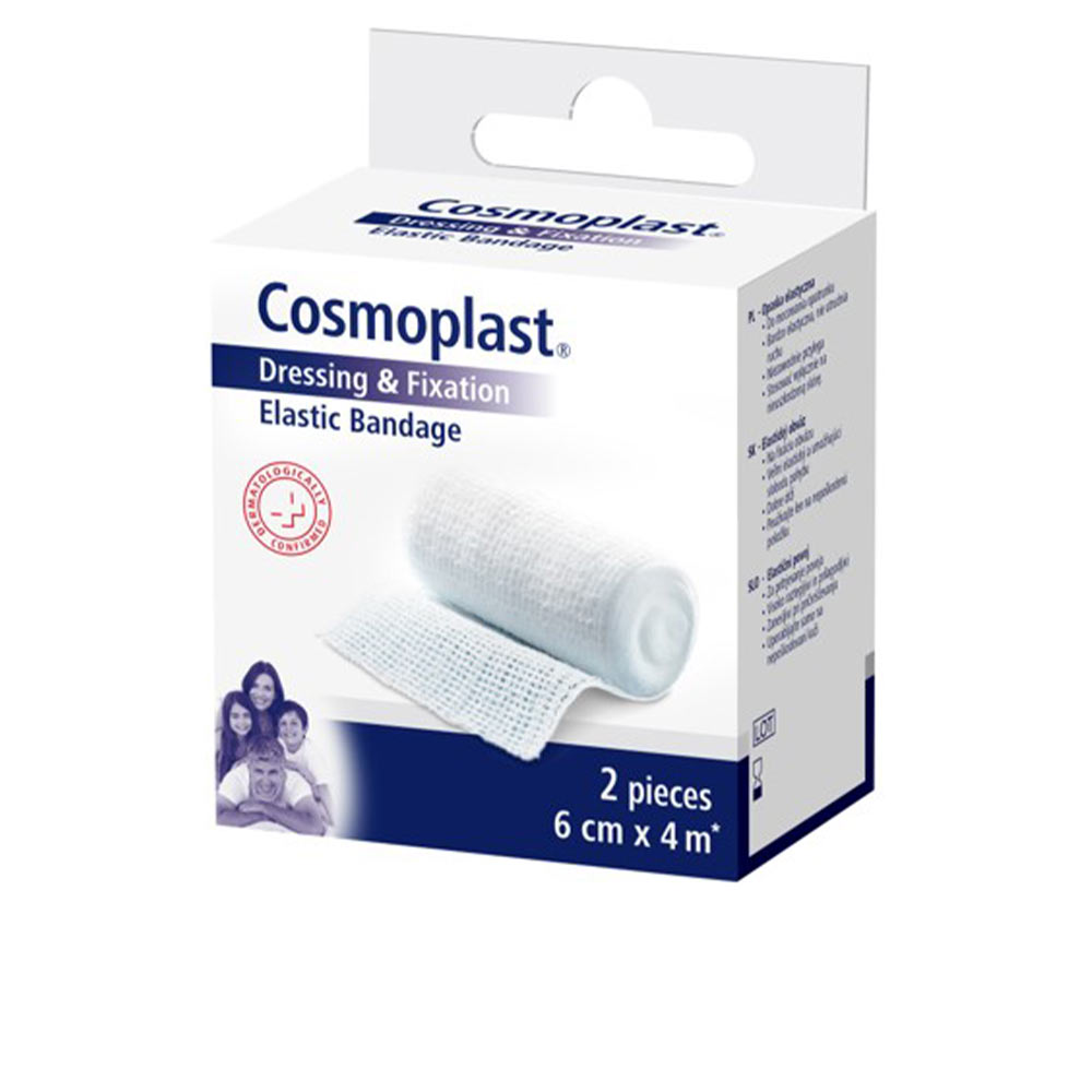 Bandagem elástica COSMOPLAST 6x4 cm 2 unidades