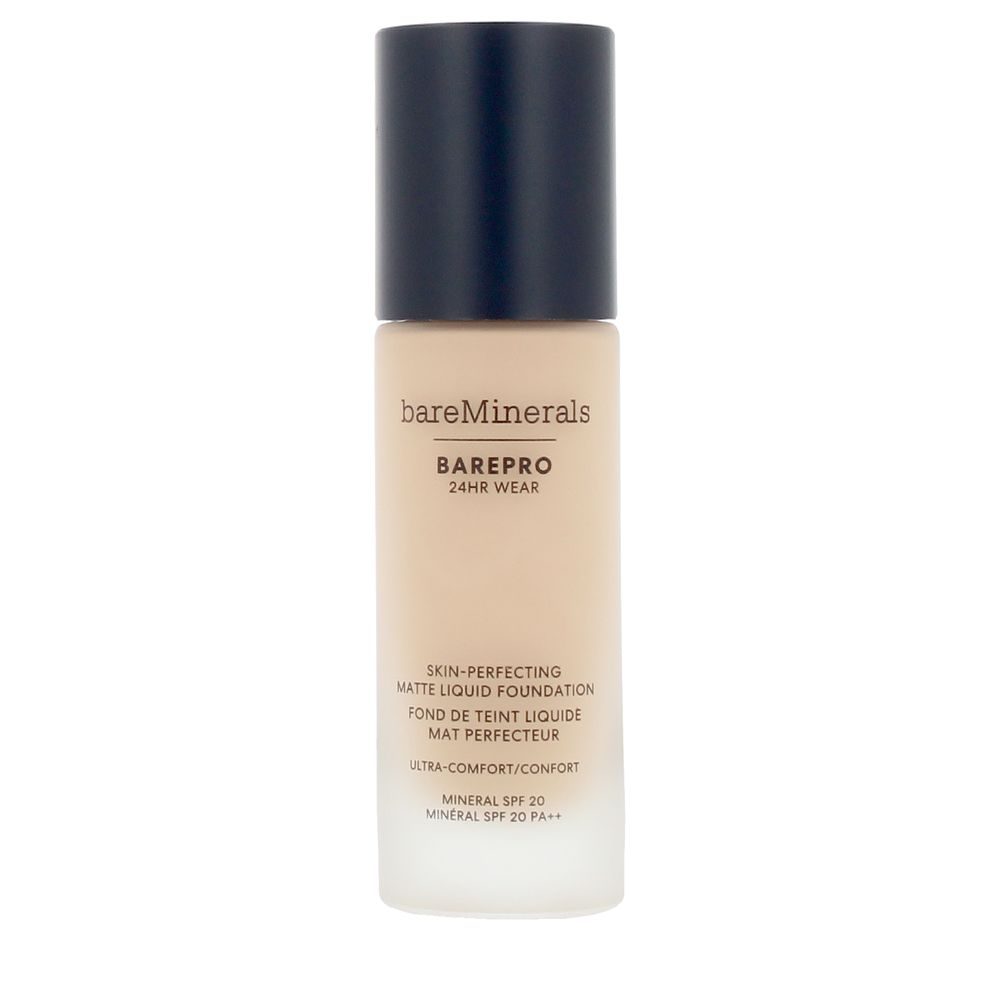 BAREPRO 24HR WEAR base líquida fosca FPS20 #Fair 15 Neutro 30 ml