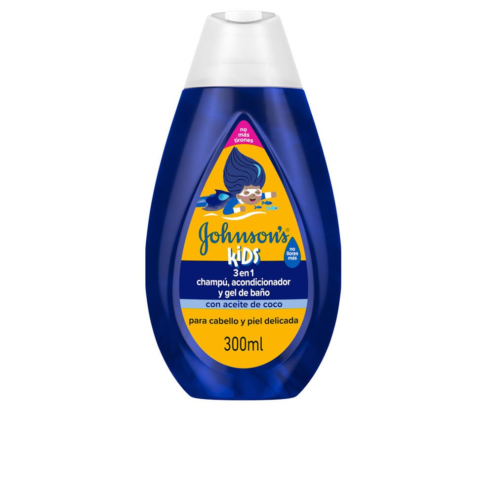 Champô, condicionador e gel de banho 3 em 1 infantil 300 ml