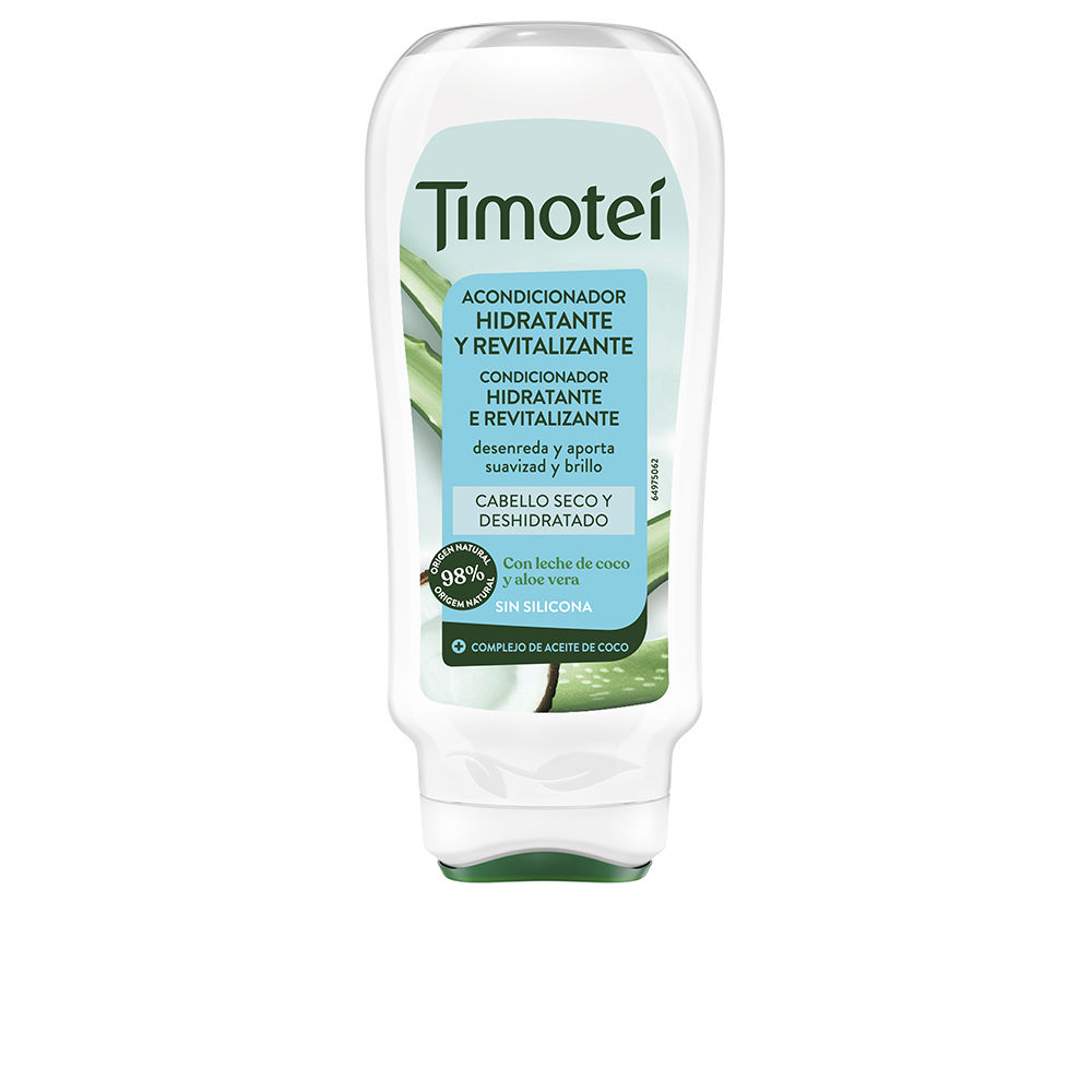 TIMOTEI condicionador hidratante e revitalizante com leite de coco e aloe vera 250 ml