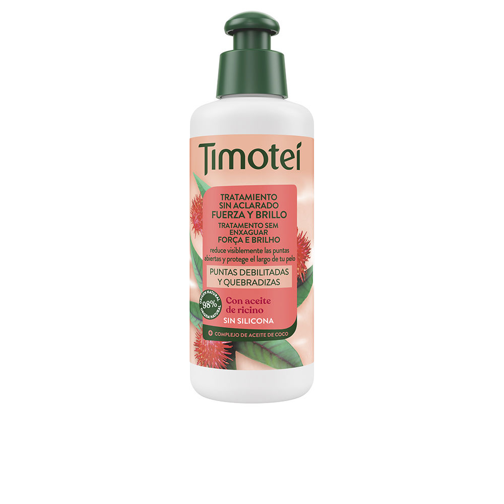 Condicionador Fortalecedor TIMOTEI Força e Brilho com Óleo de Rícino e Coco 160 ml