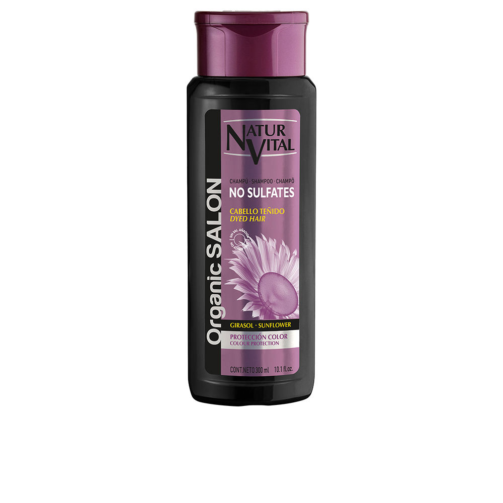 ORGANIC SALON Shampoo sem sulfato com proteção UV da cor 300 ml