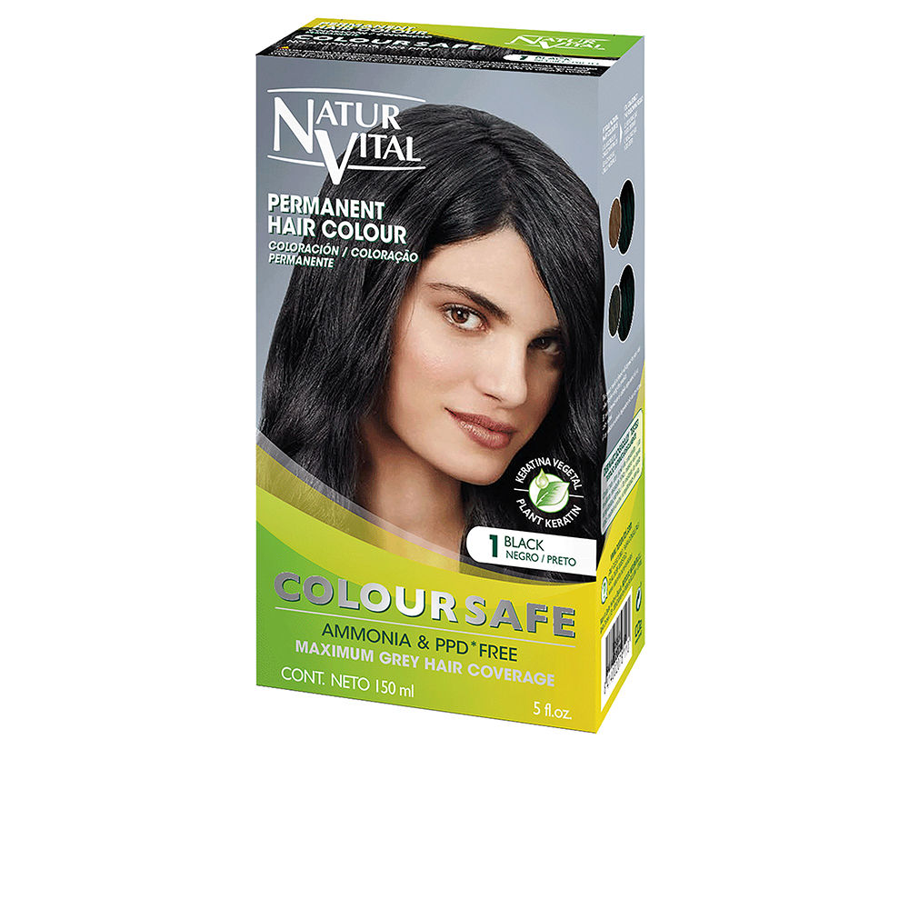 Tintura permanente COLOURSAFE nº 1 - preta