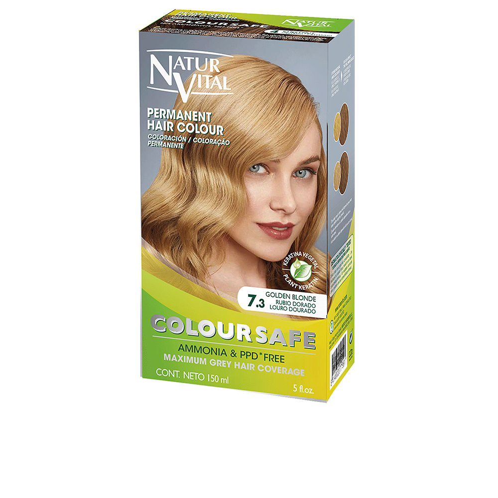 Coloração permanente COLOURSAFE nº 7.3 - loiro dourado
