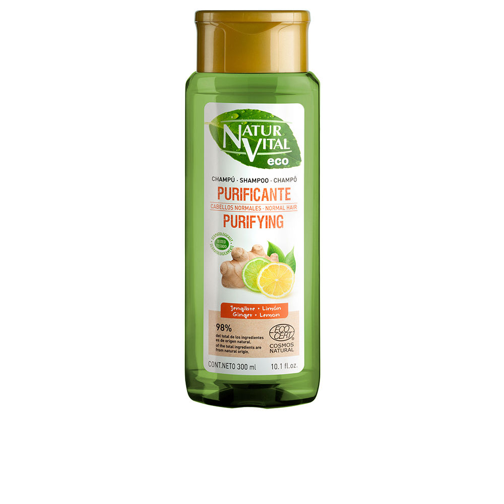 Shampoo ECO PURIFICANTE de gengibre e limão 300 ml