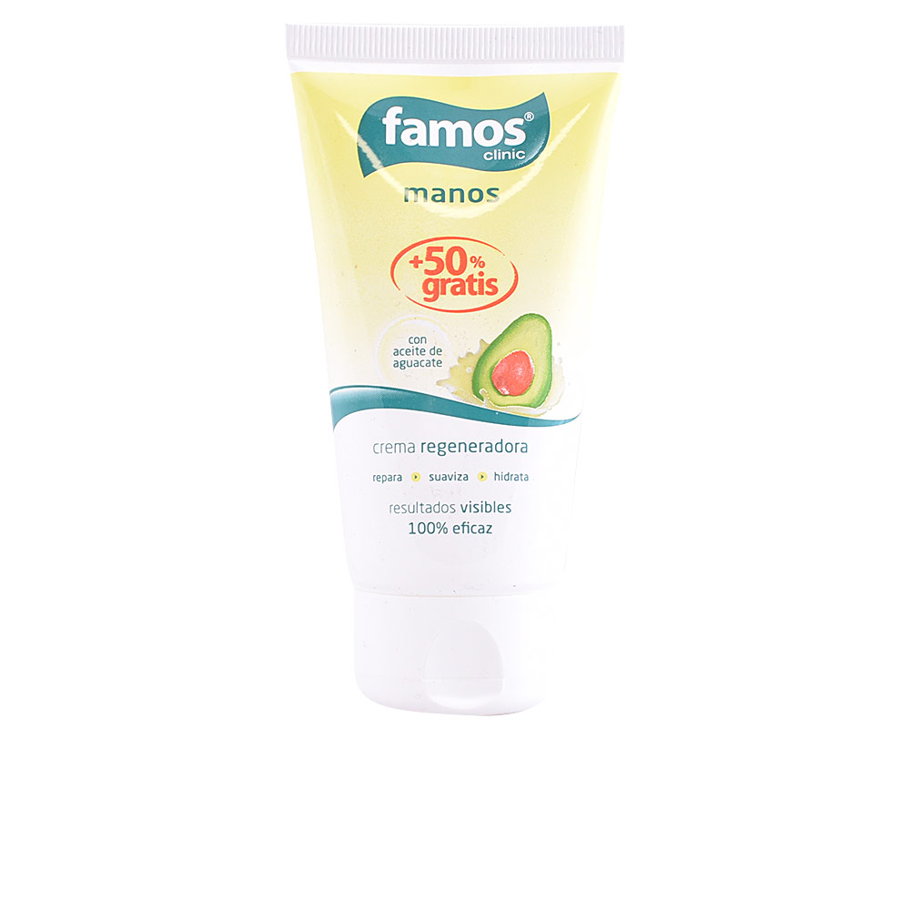 FAMOS creme regenerador para as mãos óleo de abacate 75 ml