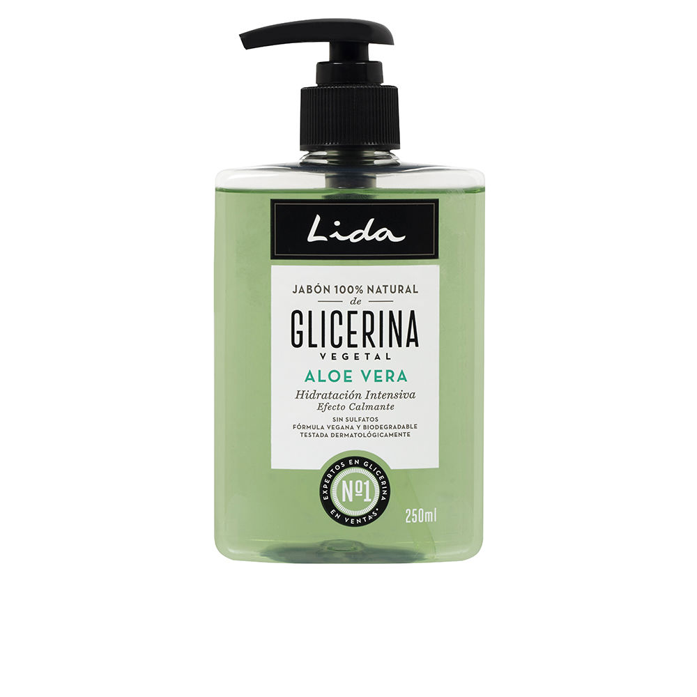 LIDA SABONETE 100% NATURAL mãos glicerina e aloe vera 250 ml