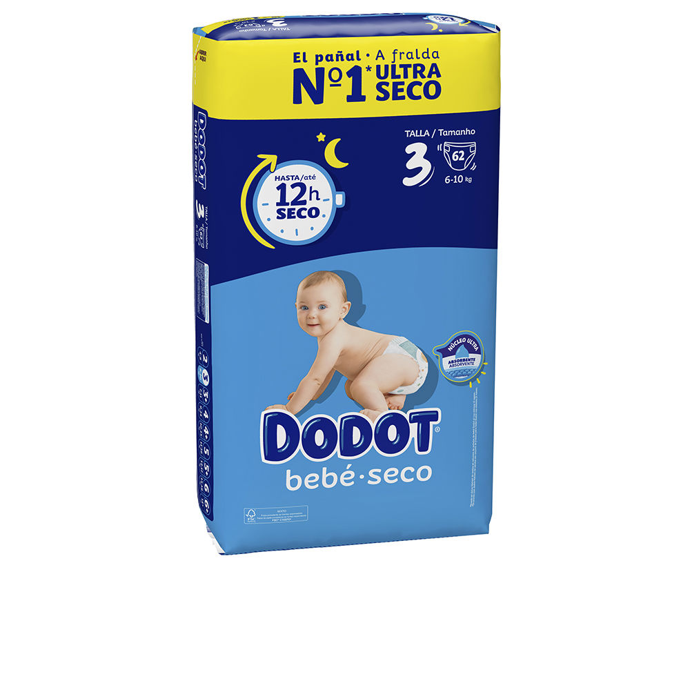 Fraldas DODOT STAGES tamanho 3 6-10 kg 62 ud