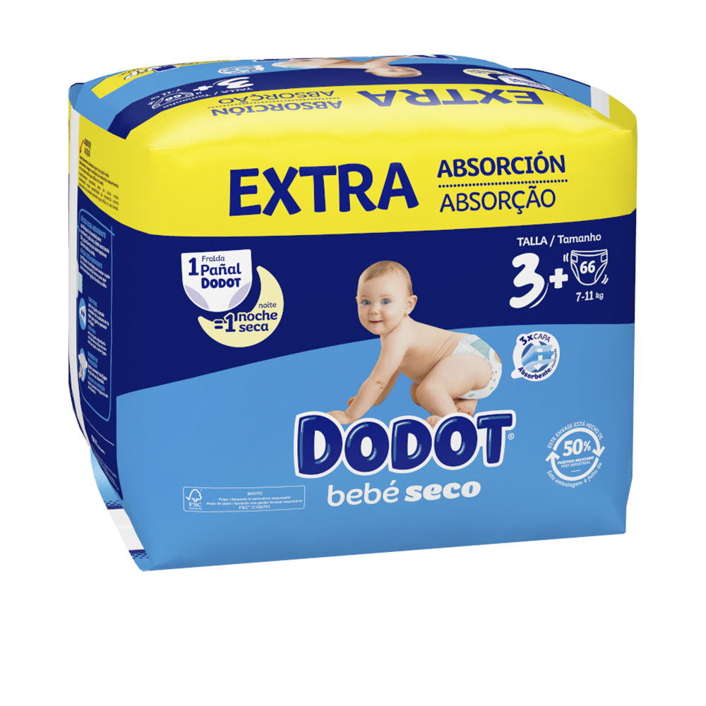 Fraldas DODOT EXTRA STAGES tamanho 3 7-11 kg 66 unidades