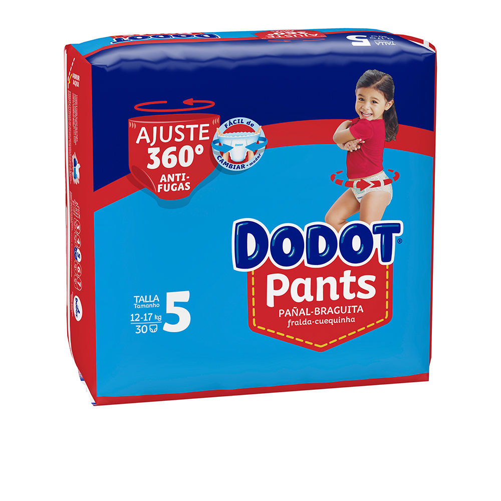 DODOT CALÇAS cuecas tamanho 5 12-17 kg 30 u