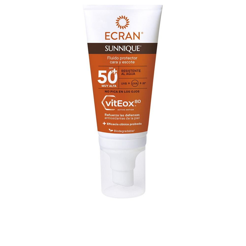 ECRAN SUNNIQUE fluido protetor facial SPF50+ 50 ml