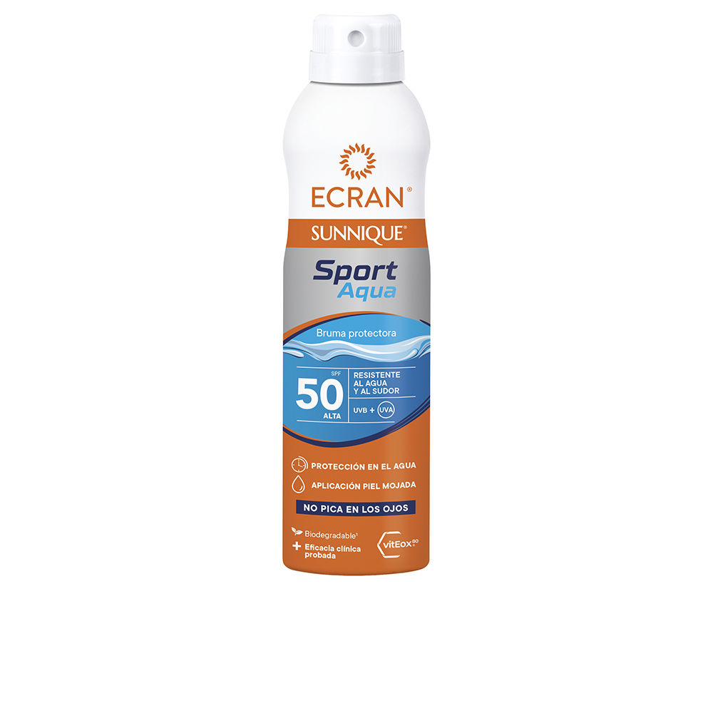 ECRAN SUNNIQUE SPORT AQUA névoa protetora FPS50+ 250 ml