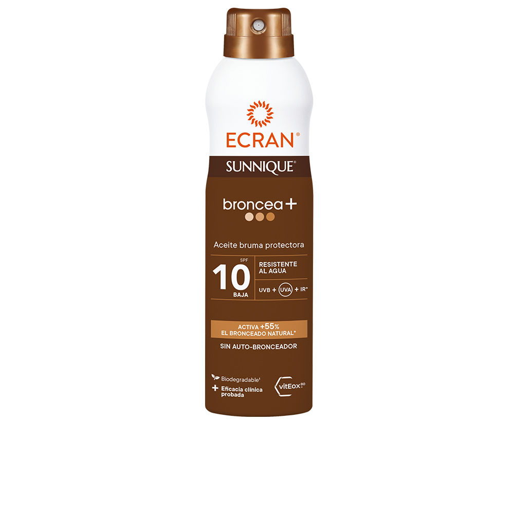 ECRAN SUNNIQUE BRONCEA+ óleo de névoa SPF10 250 ml