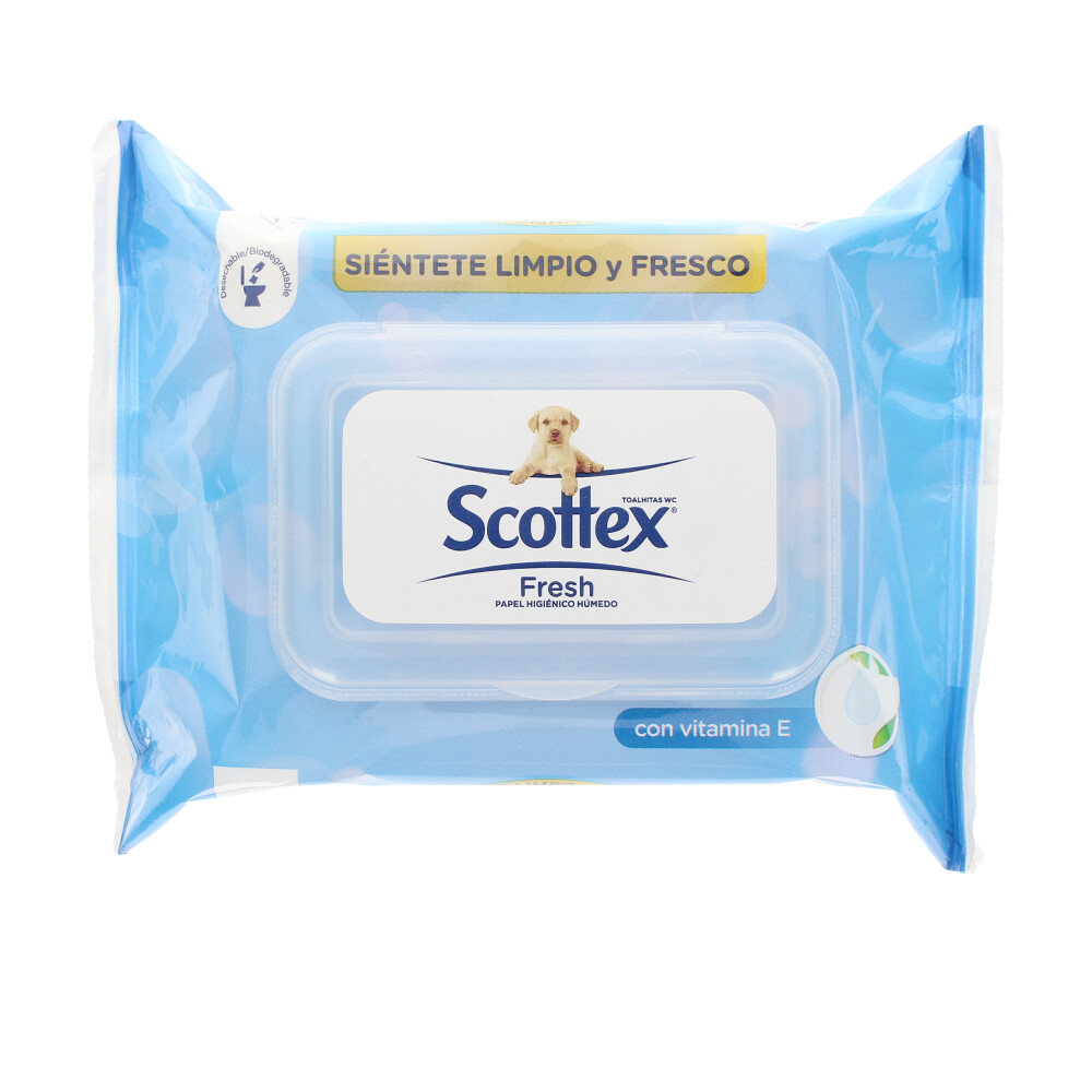 SCOTTEX Papel higiênico úmido original 74 u