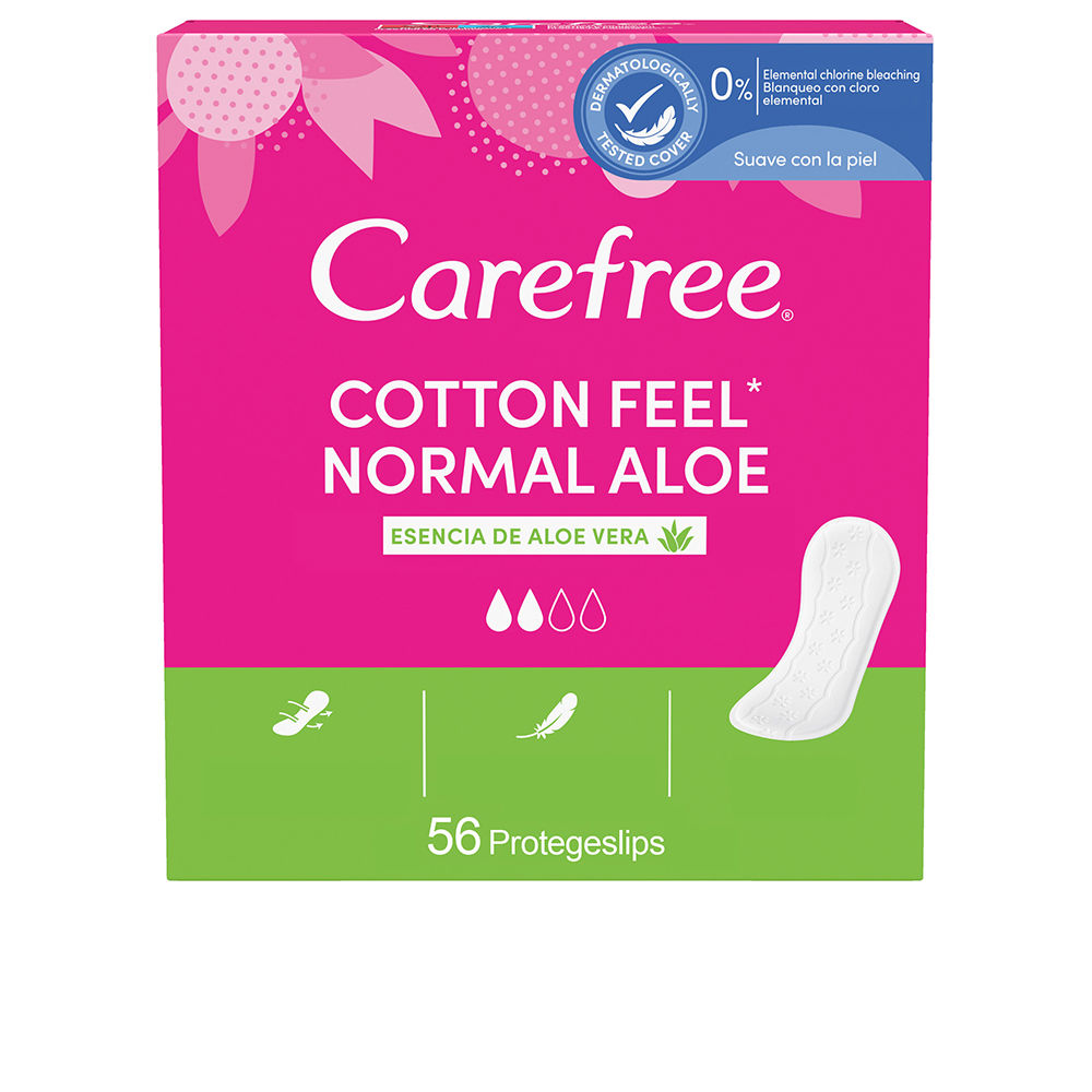 CAREFREE COTTON protetor aloe vera 56 u