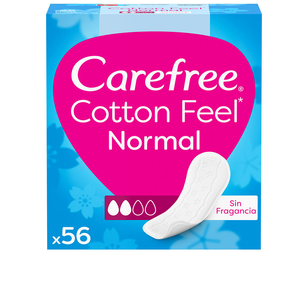 Protetor CAREFREE COTTON sem fragrância 56 u