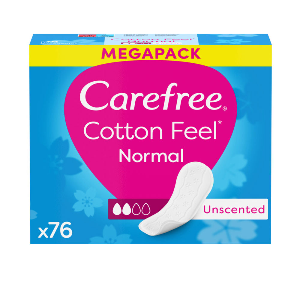 Protetor sem fragrância CAREFREE COTTON 76 u