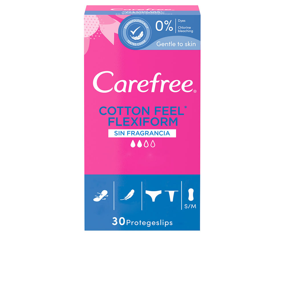 CAREFREE FLEXIFORM protetor respirável sem fragrância 30 u