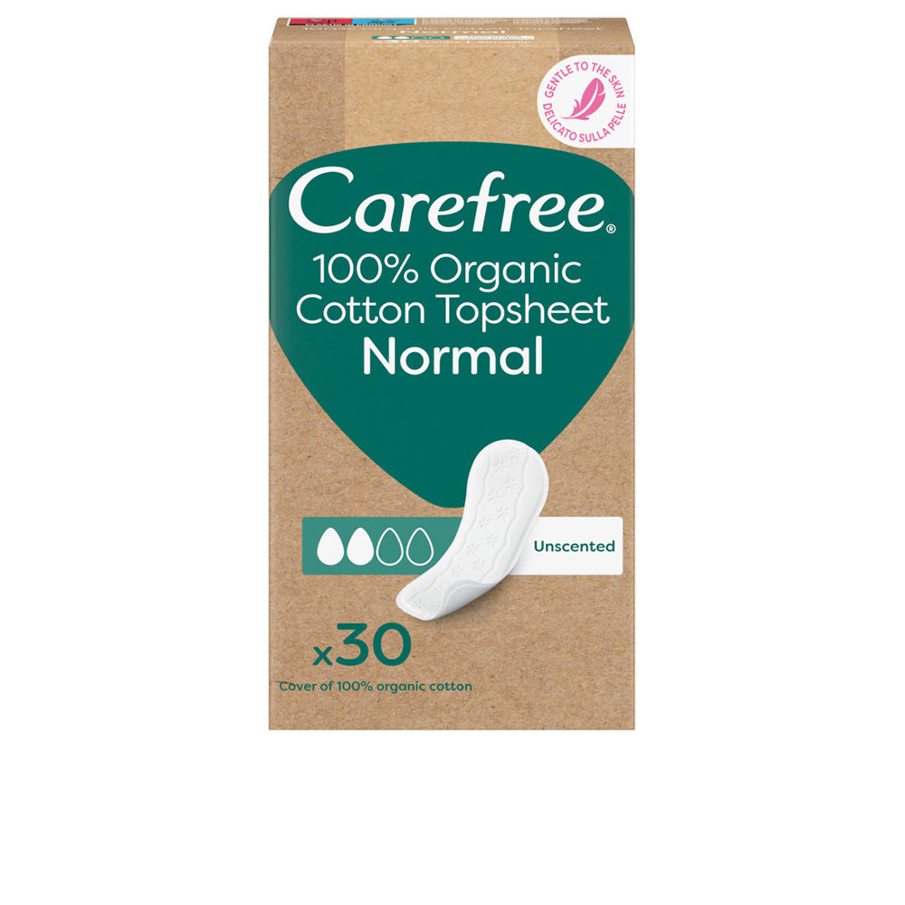 CAREFREE algodão orgânico normal 30 u