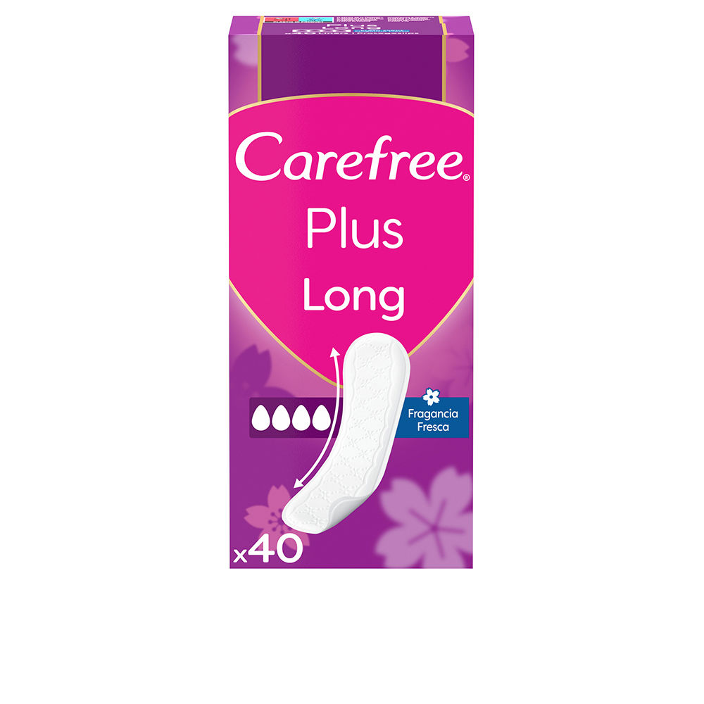 CAREFREE PLUS LONG protetor fragrância fresca 40 ud