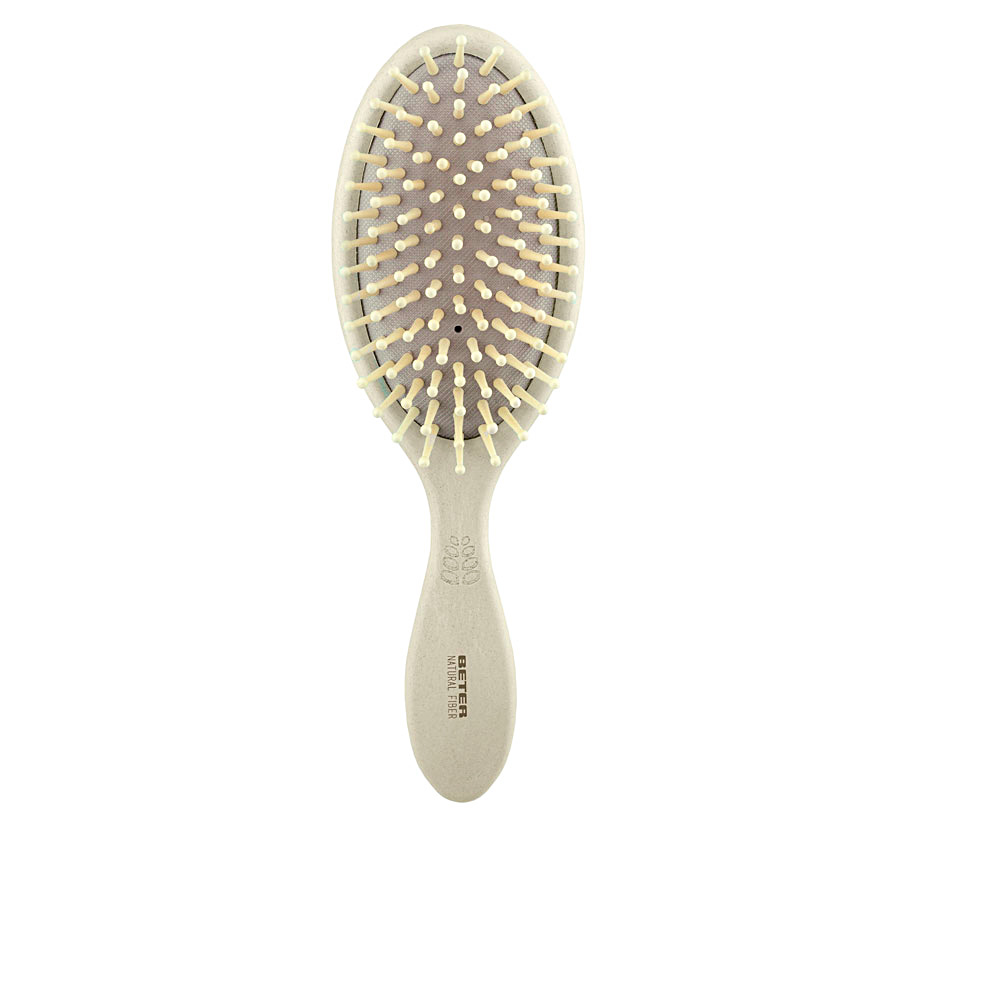 ESCOVA PNEUMÁTICA fibra natural espigas madeira #bege 1u