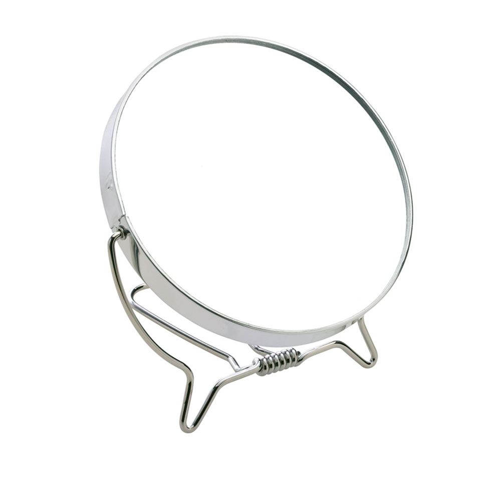 ESPELHO duplo metal x3 com suporte rebatível 12,2 cm 1 unidade