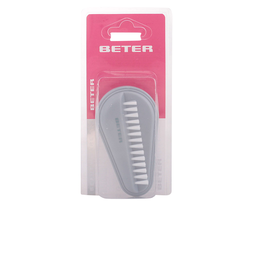 Escova dupla para unhas, cerdas de nylon #cinza 1u
