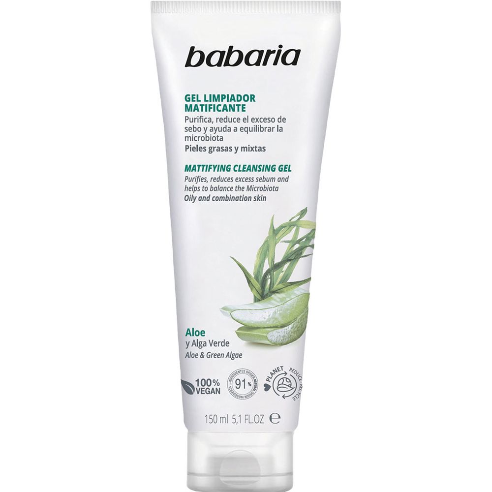 ALOE VERA gel de limpeza facial matificante 150 ml