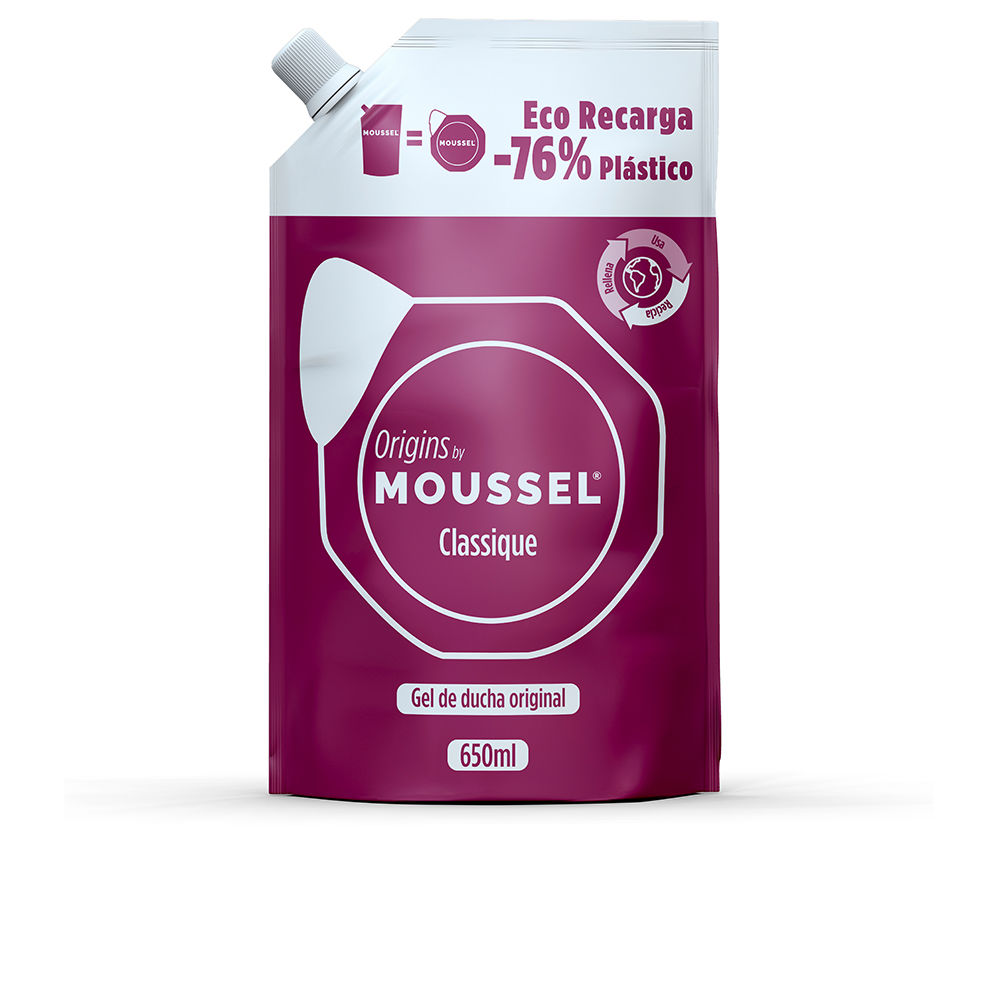 MOUSSEL CLASSIQUE gel de banho original recarga 650 ml