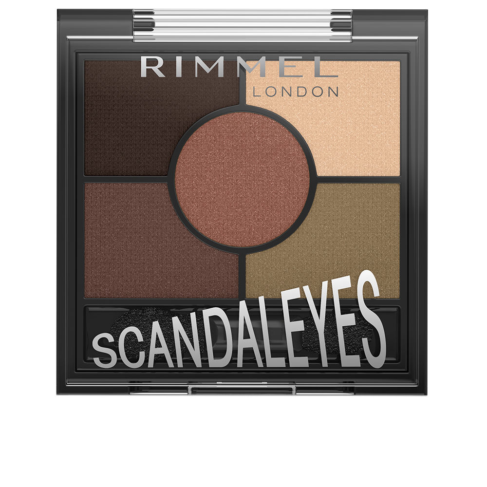 Paleta de sombras SCANDALEYES #002-brixton marrom 3,80 gr
