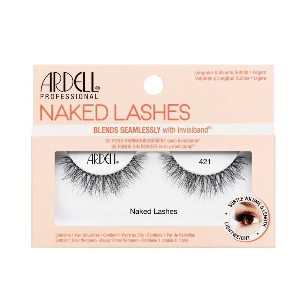 Cílios postiços ARDELL NAKED LASHES nº 424 pretos, 1 unidade