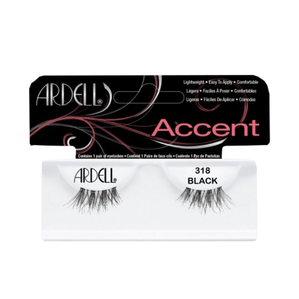 Cílios postiços ARDELL ACCENT #318 pretos 1 unidade