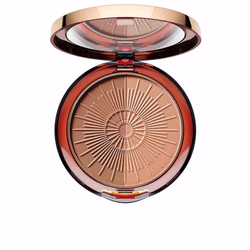 PÓ BRONZEADOR COMPACTO longa duração recarregável #50-amêndoa 10 gr